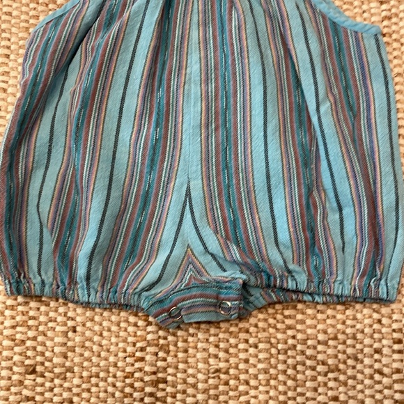 Vintage Guatemalan Child Toddler Romper Overall 2T Unisex Y2K - Picture 5 of 10